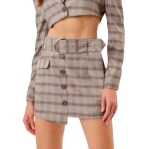 NWT For Love & Lemon skirt and bust top set